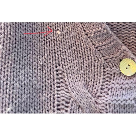 Lioness Australia lavender button up sweater - Picture 8 of 8